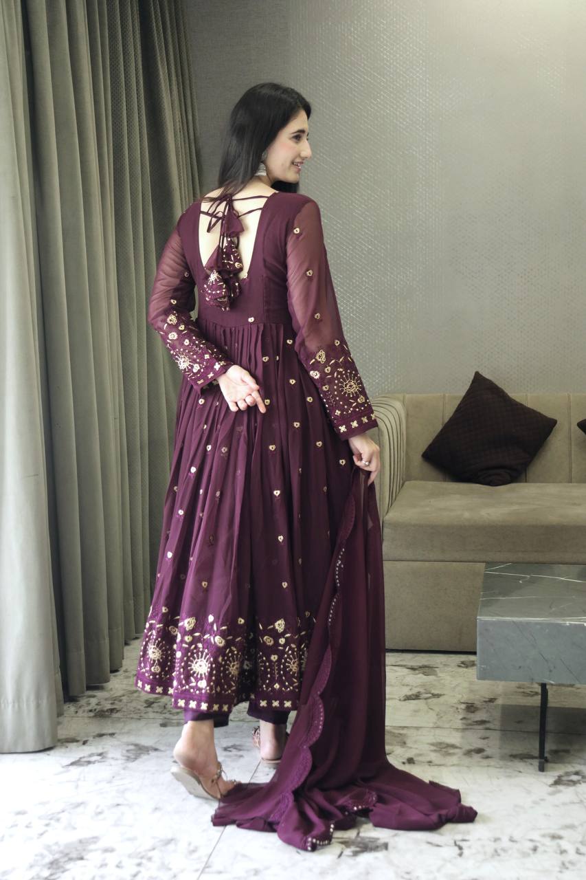 SHIWANI'S PREMIUM READYMADE ANARKALI SUIT  TD-6033